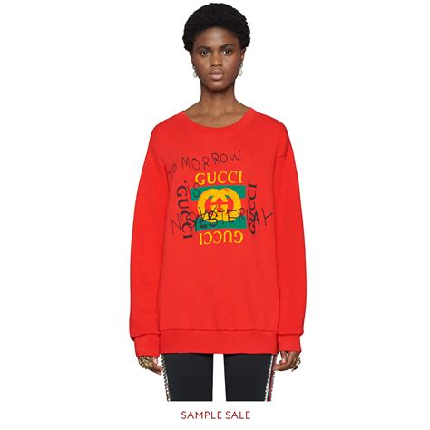 gucci coco capitan sweatshirt red